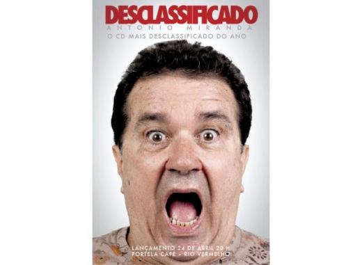 Antonio Miranda lança álbum Desclassificado no Portela Café e na sinaleira do Iguatemi