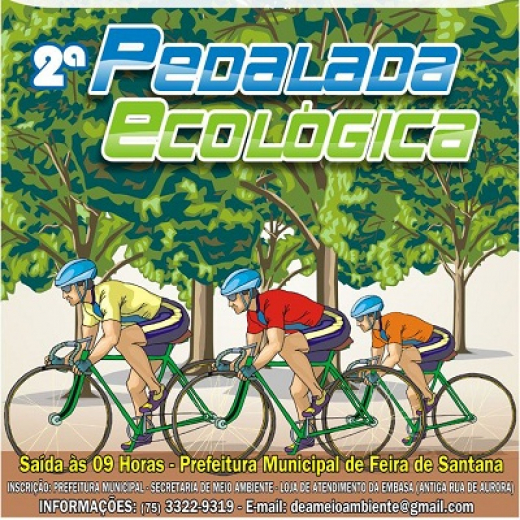2ª Pedalada Ecológica no dia 5