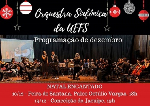 Orquestra da Uefs participa da programação do Natal Encantado